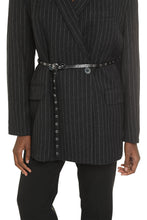 Load image into Gallery viewer, Pinstripe double breasted blazer