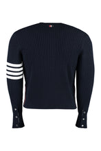 Load image into Gallery viewer, Long sleeve crew-neck sweater