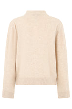 Load image into Gallery viewer, Wool cardigan with embroidered logo