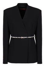 Load image into Gallery viewer, Single-breasted blazer with belt