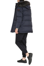 Load image into Gallery viewer, Hooded nylon down jacket