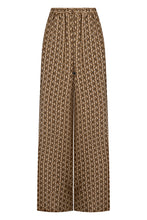 Load image into Gallery viewer, Printed wide-leg pants in silk