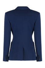 Load image into Gallery viewer, Single-button blazer in pique jersey