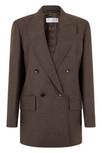Load image into Gallery viewer, Oversized double-breasted blazer in wool