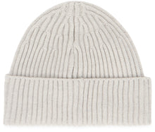 Load image into Gallery viewer, Ribbed knit hat with logo