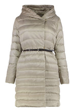 Load image into Gallery viewer, Reversible down jacket in water-repellent satin