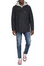 Load image into Gallery viewer, Padded double-breast peacoat