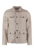 Load image into Gallery viewer, Wool blend single-breast jacket