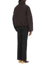Load image into Gallery viewer, short down jacket Gathered techno fabric down jacket