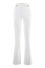 Load image into Gallery viewer, Crepe wide-leg trousers