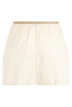 Load image into Gallery viewer, Shorts in cotton-silk blend fabric