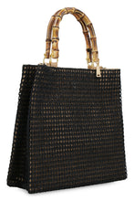 Load image into Gallery viewer, Panarea raffia tote bag