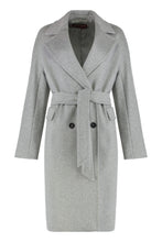Load image into Gallery viewer, Double-breasted coat in cashmere blend