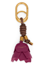 Load image into Gallery viewer, Desert Flower keychain in synthetic leather