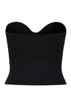Load image into Gallery viewer, Ribbed knit corset top
