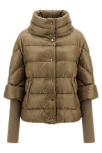 Load image into Gallery viewer, Down jacket with removable ribbed cuffs