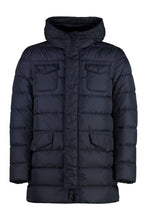 Load image into Gallery viewer, Hooded nylon down jacket