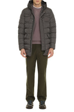 Load image into Gallery viewer, Hooded nylon down jacket