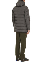 Load image into Gallery viewer, Hooded nylon down jacket