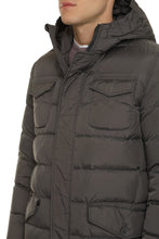 Load image into Gallery viewer, Hooded nylon down jacket