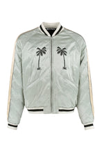 Load image into Gallery viewer, Embroidered satin bomber