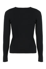 Load image into Gallery viewer, Cardigan made of fine ribbed wool