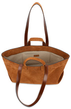 Load image into Gallery viewer, Suede tote bag