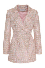 Load image into Gallery viewer, Double breasted blazer dress