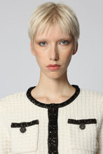 Load image into Gallery viewer, Sequin knit cardigan
