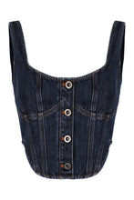 Load image into Gallery viewer, Denim top
