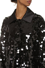 Load image into Gallery viewer, Long jacket with maxi sequins