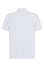 Load image into Gallery viewer, White polo in soft and breathable cotton