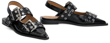 Load image into Gallery viewer, Flat ballerinas with buckle