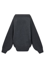 Load image into Gallery viewer, Oversized sweater with wide collar