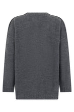 Load image into Gallery viewer, Oversized sweater with V-neck