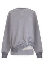 Load image into Gallery viewer, Taped hoodie in cotton jersey
