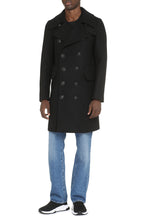 Load image into Gallery viewer, Wool blend double-breasted coat