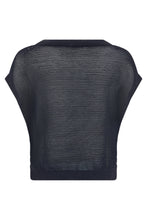 Load image into Gallery viewer, Short-sleeve cardigan in cotton blend