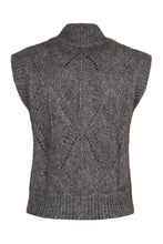 Load image into Gallery viewer, Sweater vest with zipper in alpaca blend