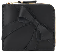 Load image into Gallery viewer, Leather wallet with bow