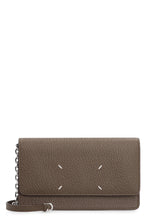 Load image into Gallery viewer, Four Stitches leather wallet on chain