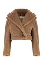 Load image into Gallery viewer, Gilet crop 2-in-1 in teddy fabric