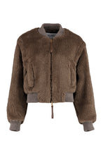 Load image into Gallery viewer, Saturno faux fur bomber jacket