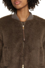 Load image into Gallery viewer, Saturno faux fur bomber jacket