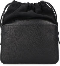 Load image into Gallery viewer, Pebbled leather messenger bag
