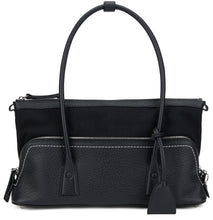Load image into Gallery viewer, Shoulder bag in leather with logo