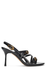 Load image into Gallery viewer, High sandals with studs and strap