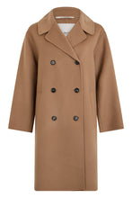 Load image into Gallery viewer, Double-breasted coat in virgin wool