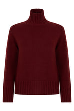 Load image into Gallery viewer, Wool and cashmere jumper with high collar