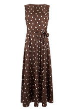 Load image into Gallery viewer, Silk dress with polka dots